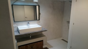 Aplicación en Microcemento