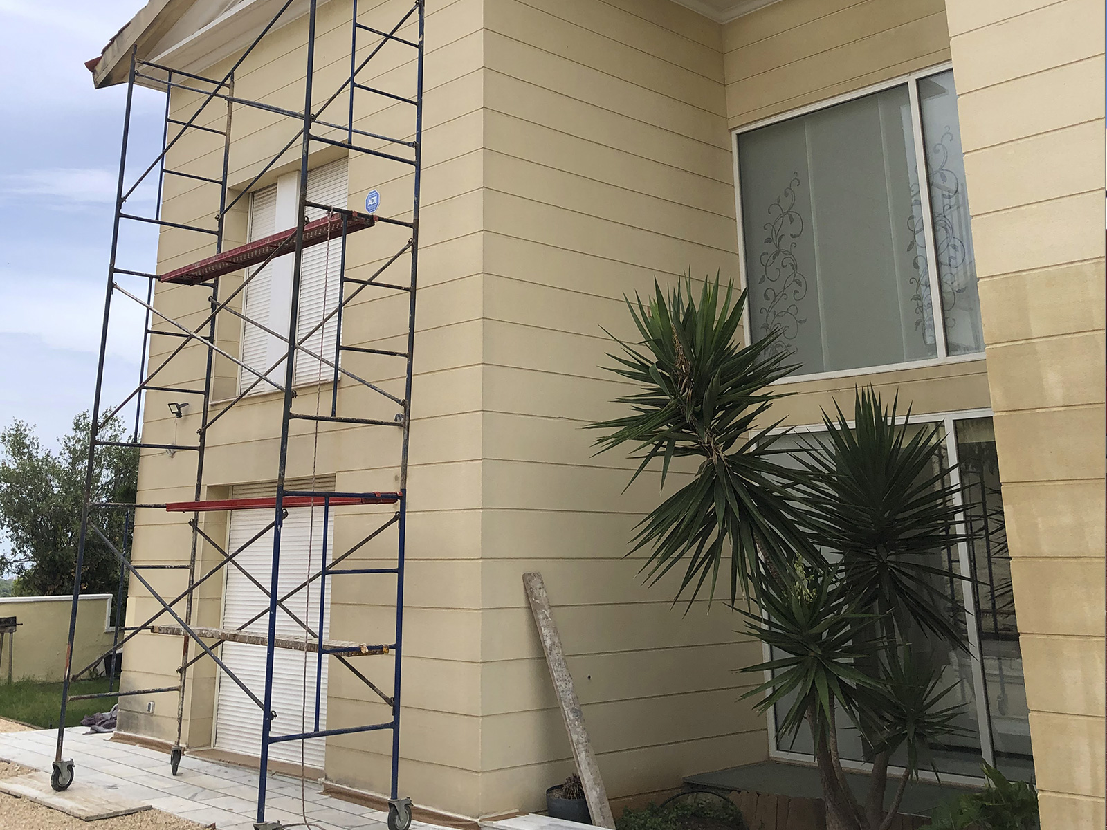 pintura fachada casa ANTES