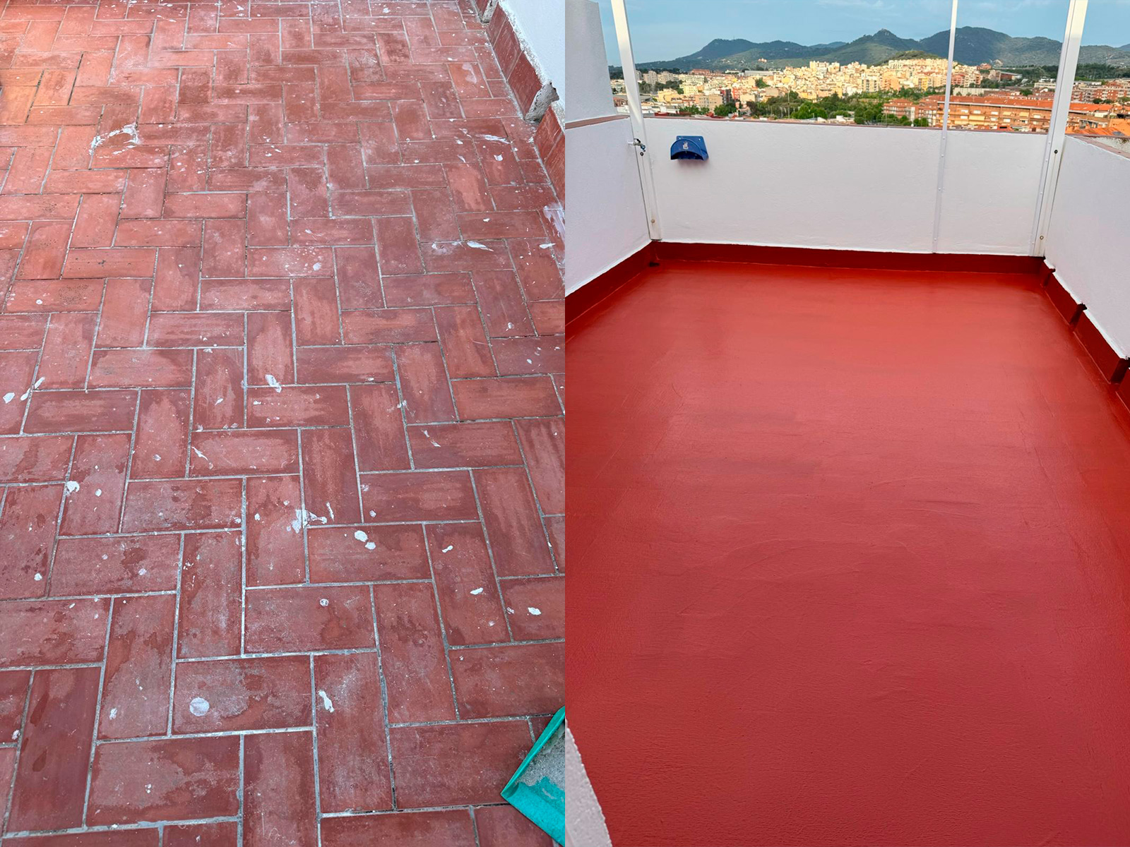 reparación y pintado de suelo y paredes terrado | Pintura y Reformas en Mataró