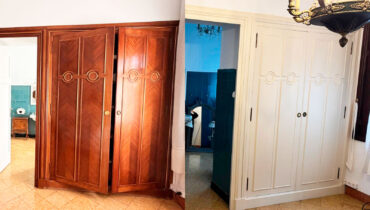 lacado puertas armarios empotrados premia de dalt antes y despues